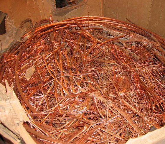 99.99% scrap copper